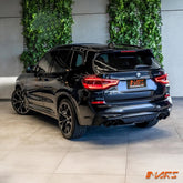 Gloss Black Rear Bumper Bar Diffuser Bodykit for BMW X3 G01 M Sport & X3M F97, Pre LCI 2017 - 2021 - Mars Performance